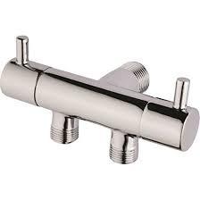 Çift çıkışlı Taharat musluğu