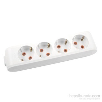Viko klemens 4lü kablosuz Beyaz